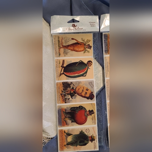 Brier Rose Sticker Collection 8 Pressure Sensitive Stickers Bundle of 3 - Picture 5 of 17